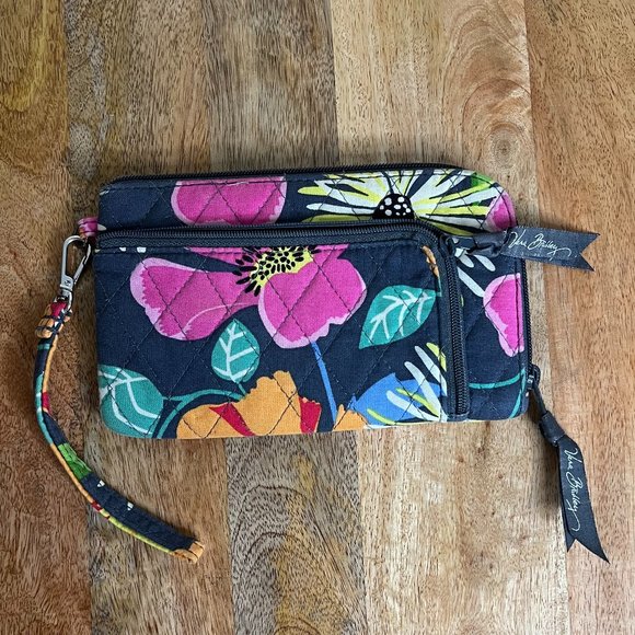 Vera Bradley Jazzy Blooms Wallet - Picture 1 of 4